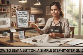 How to Sew a Button