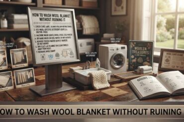 How to Wash Wool Blanket
