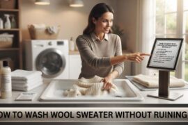 How to Wash Wool Sweater
