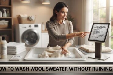 How to Wash Wool Sweater