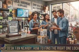 Shop Desk Fan Nearby