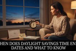 When Does Daylight Savings Time End