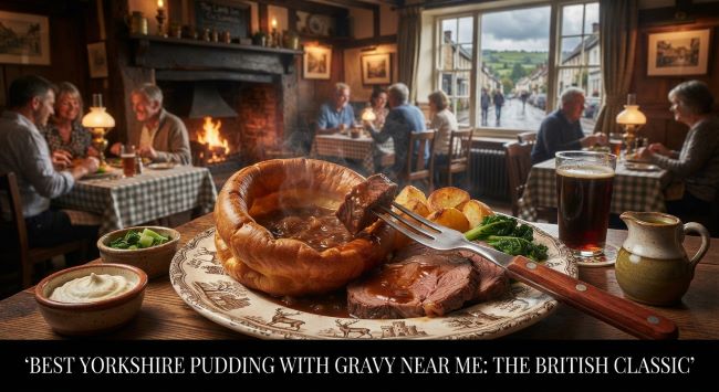 Best Yorkshire Pudding with Gravy Near Me