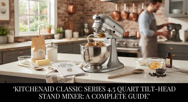 KitchenAid Classic Series 4.5 Quart Tilt-Head Stand Mixer