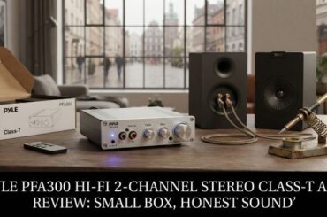 Pyle PFA300 Hi-Fi 2-Channel Stereo Class-T Amp