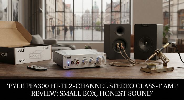 Pyle PFA300 Hi-Fi 2-Channel Stereo Class-T Amp