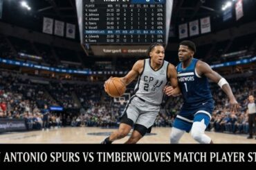 San Antonio Spurs vs Timberwolves Match Player Stats