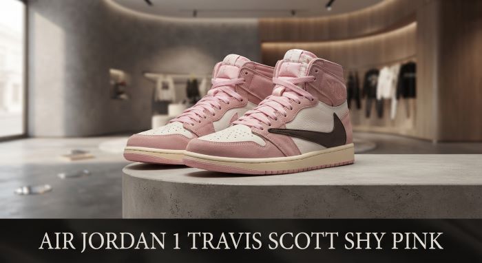 Air Jordan 1 Travis Scott Shy Pink