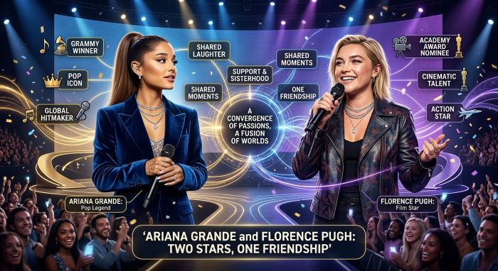 Ariana Grande and Florence Pugh