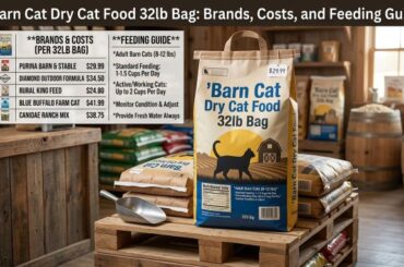Barn Cat Dry Cat Food 32lb Bag