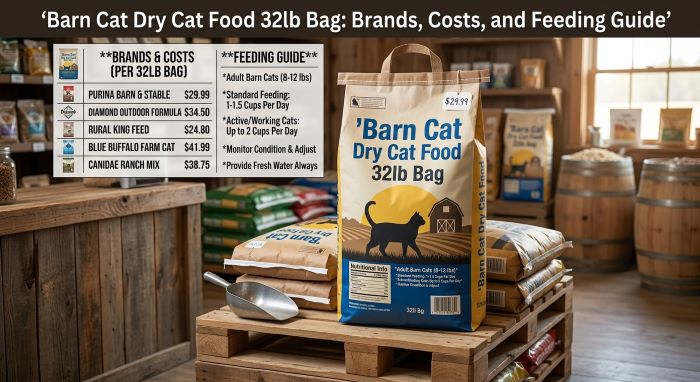 Barn Cat Dry Cat Food 32lb Bag