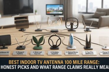 Best Indoor TV Antenna 100 Mile Range