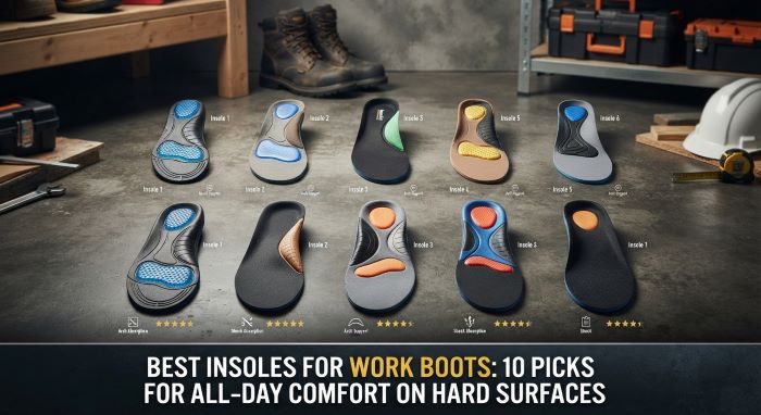 Best Insoles for Work Boots
