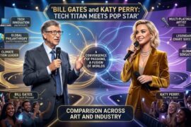 Bill Gates and Katy Perry