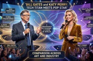 Bill Gates and Katy Perry