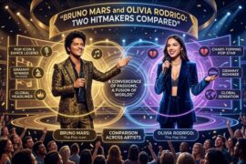 Bruno Mars and Olivia Rodrigo