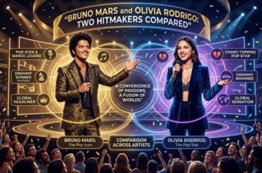 Bruno Mars and Olivia Rodrigo