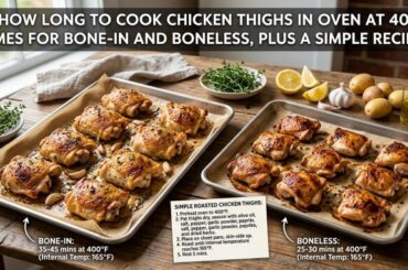Cook Chicken Thighs in Oven