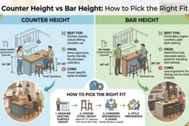 Counter Height vs Bar Height