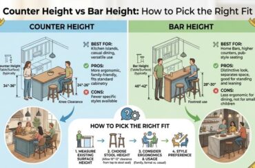 Counter Height vs Bar Height