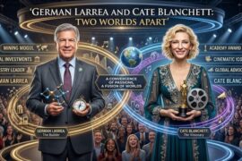 German Larrea and Cate Blanchett
