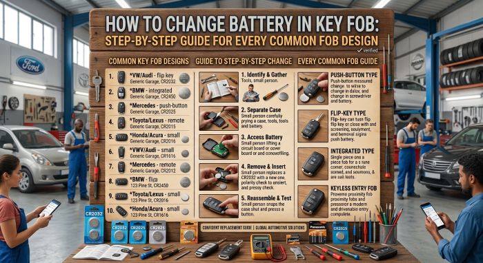 How to Change Battery in Key Fob