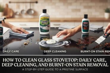 How to Clean Glass Stovetop