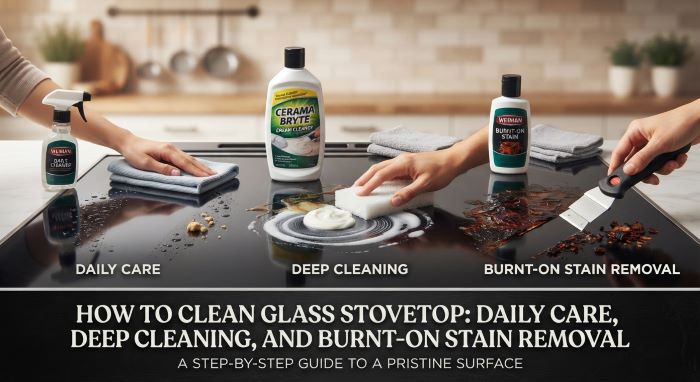 How to Clean Glass Stovetop
