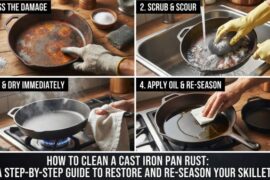 How to Clean a Cast Iron Pan Rust