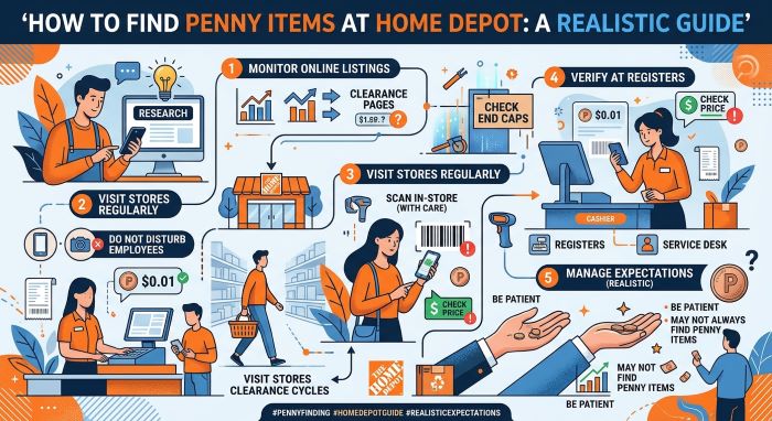 How to Find Penny Items at Home Depot