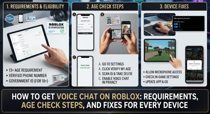 How to Get Voice Chat on Roblox