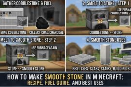 How to Make Smooth Stone in Minecraft