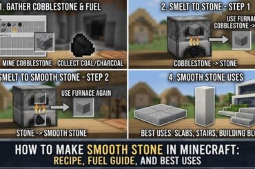 How to Make Smooth Stone in Minecraft