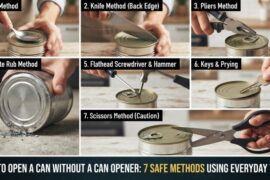 How to Open a Can Without a Can Opener