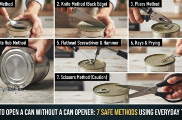 How to Open a Can Without a Can Opener