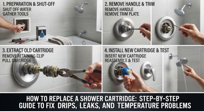 How to Replace a Shower Cartridge