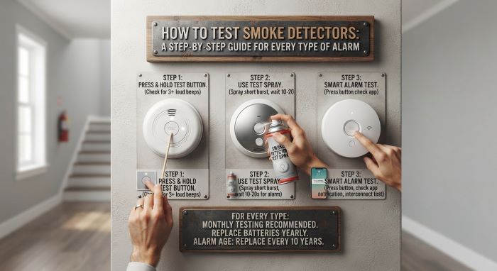 How to Test Smoke Detectors