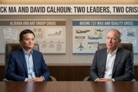 Jack Ma and David Calhoun