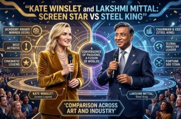 Kate Winslet and Lakshmi Mittal