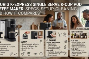 Keurig K-Express Single Serve K-Cup Pod Coffee Maker