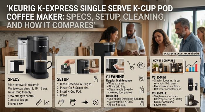 Keurig K-Express Single Serve K-Cup Pod Coffee Maker