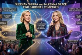 Kiernan Shipka and McKenna Grace