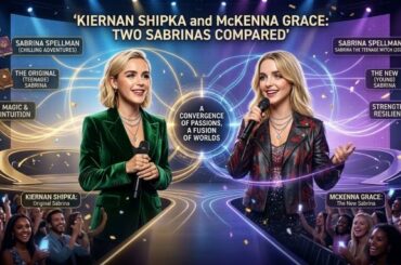 Kiernan Shipka and McKenna Grace