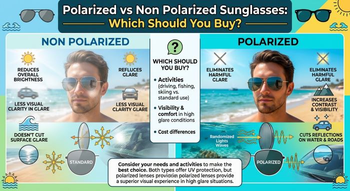 Polarized vs Non Polarized Sunglasses
