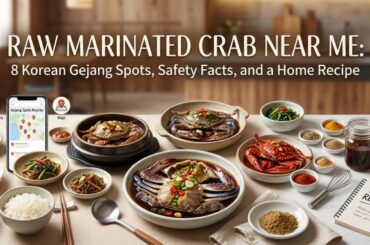 Raw Marinated Crab