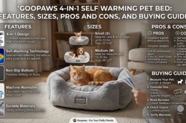 Self Warming Pet Bed
