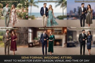 Semi Formal Wedding Attire