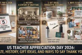 US Teacher Appreciation Day 2026