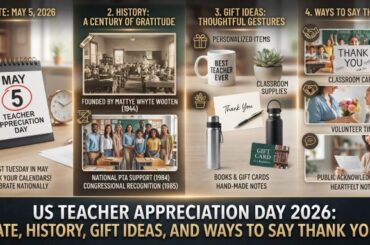 US Teacher Appreciation Day 2026