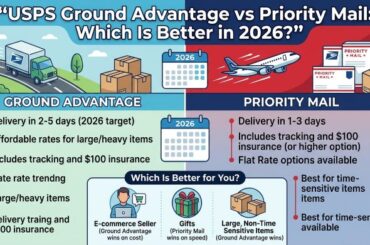 USPS Ground Advantage vs Priority Mail